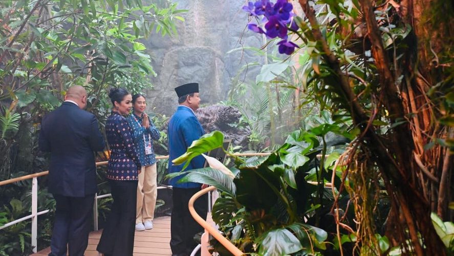 Prabowo Subianto di Osaka