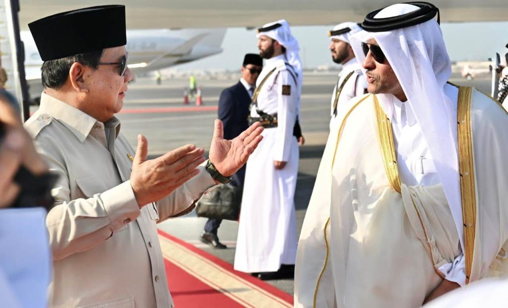 Prabowo tiba di Doha