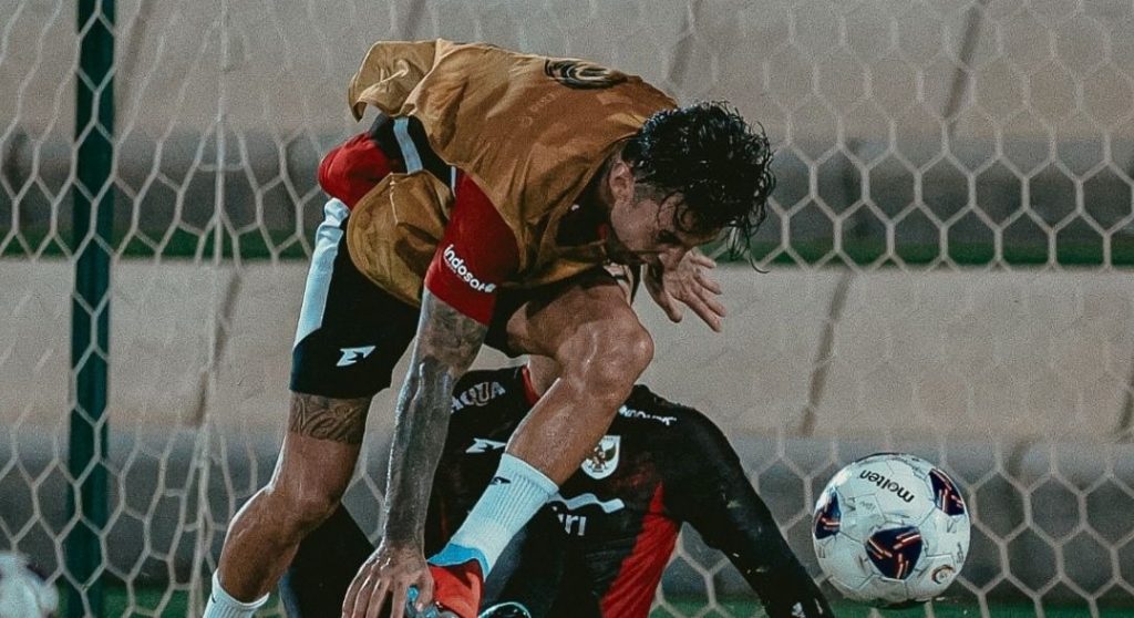 Timnas Indonesia menggelar latihan perdana jelang pertandingan round 4 Kualifikasi Piala Dunia 2026. (foto: timnasindonesia)