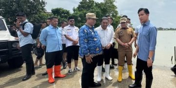 Wapres GIbran mengunjungi lokasi banjir Bekasi